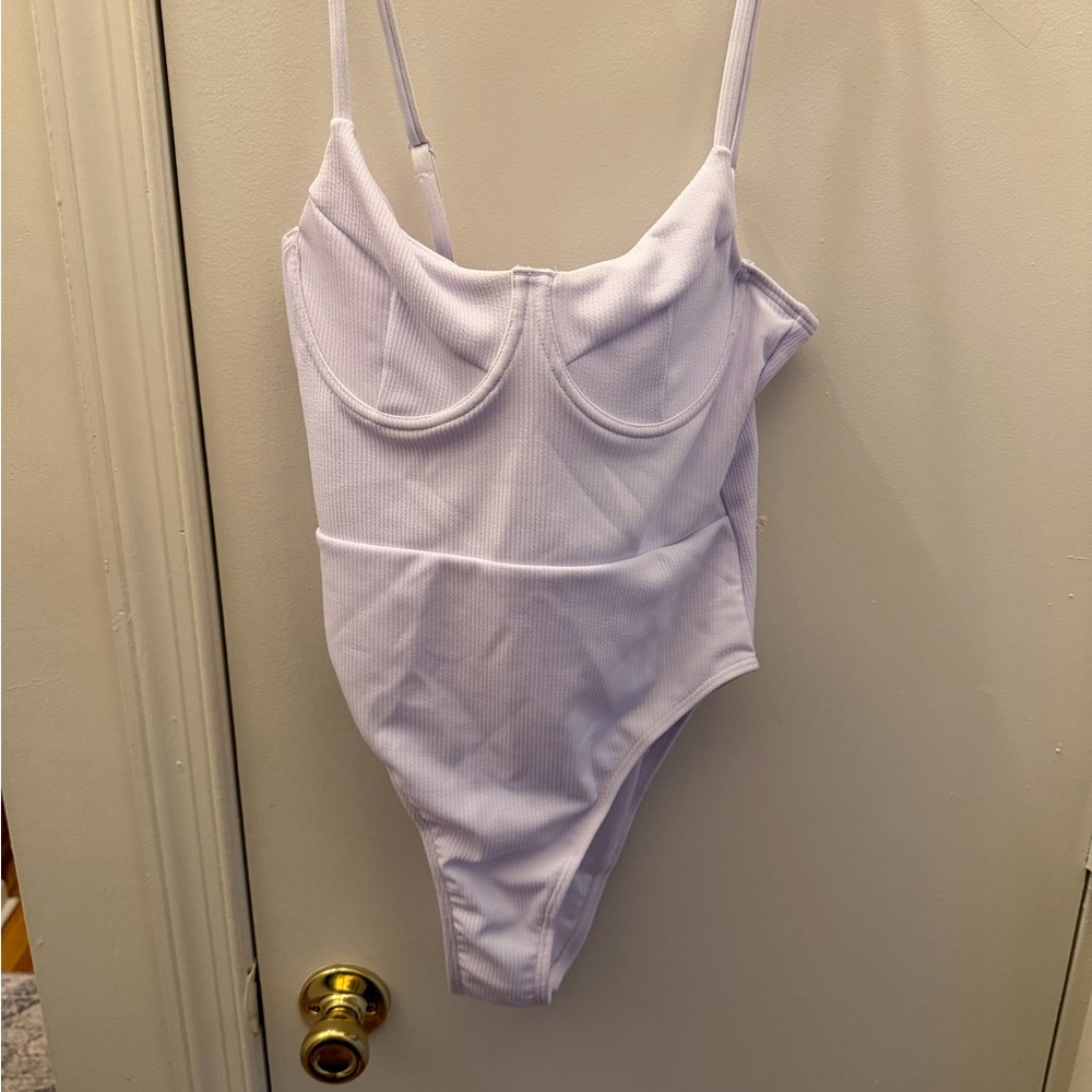 Elegant Lavender Women's One Piece Swimsuit